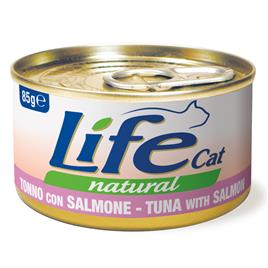 LifeCat Adult Atum e Salmão - 24 x 85 g