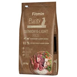 Fitmin dog Purity Senior & Light arroz, veado e cordeiro - 12 kg