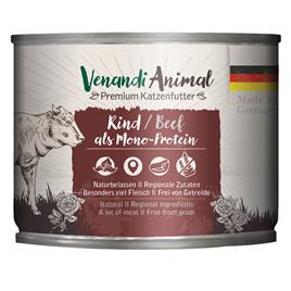 Venandi Animal Monoproteína 6 x 200 g comida húmida para gatos - Vaca