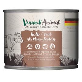 Venandi Animal Monoproteína 6 x 200 g comida húmida para gatos - Vitela