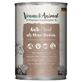 Venandi Animal Monoproteína 6 x 400 g comida húmida para gatos - Vitela