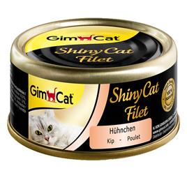 GimCat ShinyCat Filet 6 x 70 g - Frango