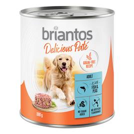 Briantos Delicious Paté 24 x 800 g - Peixe e ervilhas