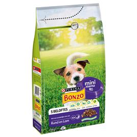 PURINA Bonzo Mini Menu com vaca e cordeiro - Pack económico: 2 x 1,5 kg