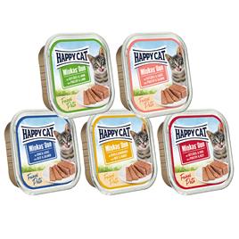 Happy Cat Minkas Duo em paté 48 x 100 g - Pack misto II (5 variedades)