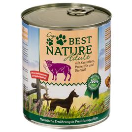 Best Nature Dog Adult 12 x 800 g - Pack económico  - Cordeiro, batata e salsa