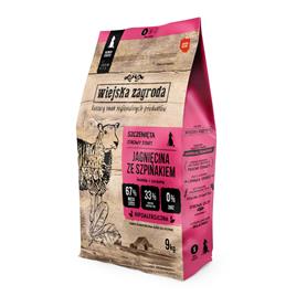 Wiejska Zagroda Puppy cordeiro com espinafres - 9 kg