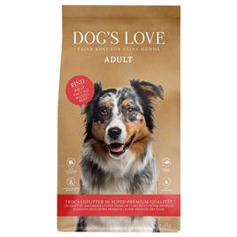 Dog's Love Adult com vaca ração para cães - 2 x 2 kg