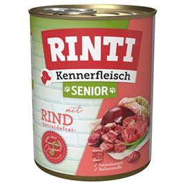 RINTI Kennerfleisch 24 x 800g - Pack económico - Sénior com vaca