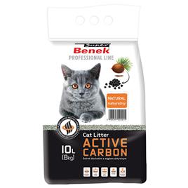 Super Benek Active Carbon para gatos - Pack económico: 2 x 10 l (aprox. 16 kg)