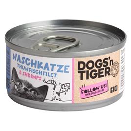 Dogs'n Tiger Cat Filet 12 x 70 g - Filete de atum e camarões