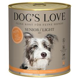 Dog's Love Senior/Light com peru comida húmida para cães - 12 x 800 g