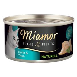 Miamor Feine Filets Naturelle - Pack económico: 24 x 80 g - Frango e atum