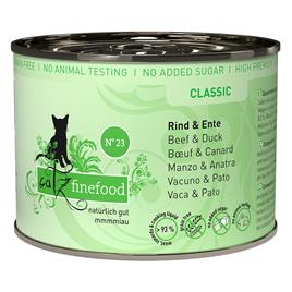 catz finefood Pack Económico: 12 x 200 g - Vaca e Pato