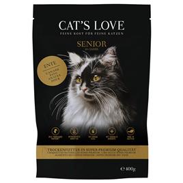 Cat's Love Senior com pato ração para gatos - 400 g