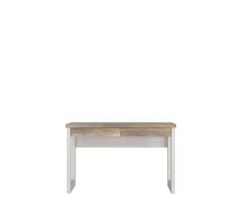 Secretária verona 2 gavetas. branco/carvalho