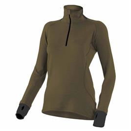 Lasting Emily 6369 Half Zip Fleece Castanho XS Mulher