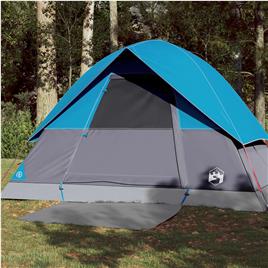 vidaXL Tenda de campismo cúpula para 3 pessoas impermeável azul