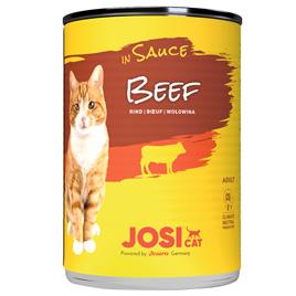JosiCat em molho 12 x 415 g - Vaca