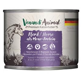 Venandi Animal Monoproteína 6 x 200 g comida húmida para gatos - Cavalo
