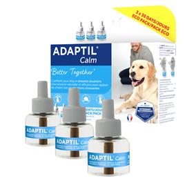 ADAPTIL Calm Difusor antisstress para cães - Pack económico: Recarga 3 x 48 ml