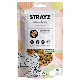 STRAYZ BIO Veggie Snack vegetariano para cães - Pack económico: 4 x 80 g