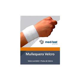 Medilast Muñequera Velcro Blanca T.M