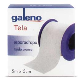 Esparadrapo Galeno Tela Blanco 5 M X 5 Cm