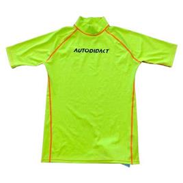 Akt Lycra Short Sleeve Back Zip Neoprene Suit Amarelo M