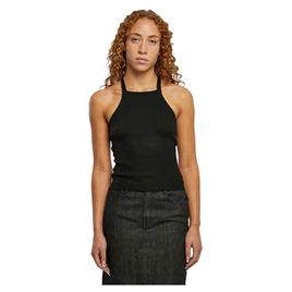 Urban Classics Crossed Back Sleeveless T-shirt Preto 3XL Mulher