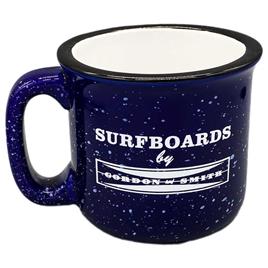 G&s Surfboards Blue Enamel Camp Mug Azul