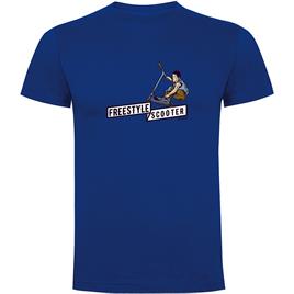 Kruskis Freestyle Scooter Short Sleeve T-shirt Azul 2XL Homem