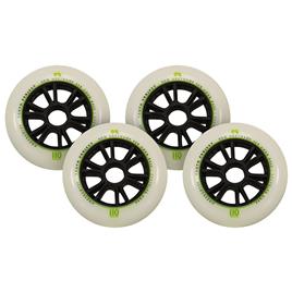 Undercover Wheels Earth Skates Wheels 4 Units Prateado 110 mm / 88A