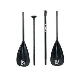 Ociotrends 2 In 1 Aluminum Kayak And 2 Telescopic Sections Paddle Surf Rowing Preto