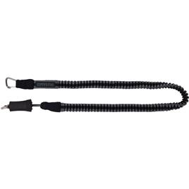 Mystic Kite Safety Long Leash Preto