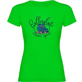 Kruskis Classic Sport Short Sleeve T-shirt Verde M Mulher