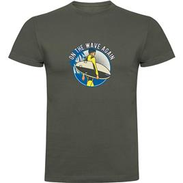 Kruskis On The Wave Short Sleeve T-shirt Verde 3XL Homem