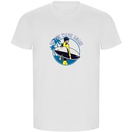 Kruskis On The Wave Eco Short Sleeve T-shirt Branco 3XL Homem