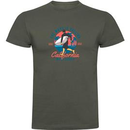Kruskis Wave Calling Short Sleeve T-shirt Verde L Homem