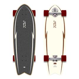 Yow Pipe 32´´ Power Surfing Series Surfskate Dourado 10 Inches