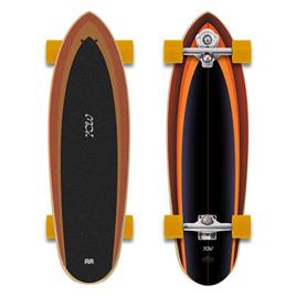 Yow J-bay 33´´ Power Surfing Series Surfskate Dourado 9.85 Inches