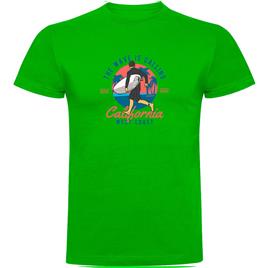 Kruskis Wave Calling Short Sleeve T-shirt Verde XL Homem