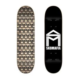 Sk8mafia House Logo Black 6.0´´x23.5´´ Micro Skateboard Deck Dourado 23.5 Inches