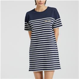 Maison Labiche Vestido estilo marinheiro bordado, GOOD VIBES