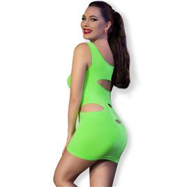 CHILIROSE - VESTIDO CR 4621 VERDE S/M