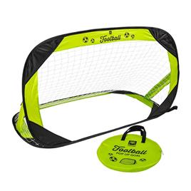 Eurekakids Portable Soccer Goal With Pop-up System Amarelo