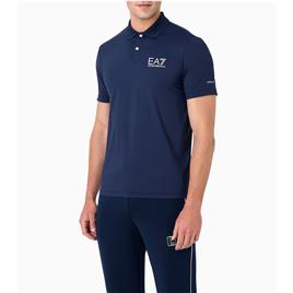 Ea7 Emporio Armani 8npf23 Short Sleeve Polo Azul XL Homem