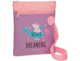 Mala Tiracolo JOUMMA Unicórnio Lila (24 cm x 20 cm x 0,5 cm)