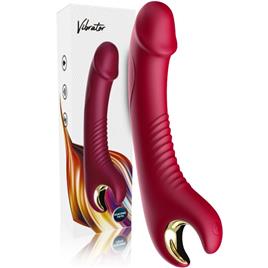 ARMONY - PRINCE DILDO VIBRADOR E ROTATOR VERMELHO