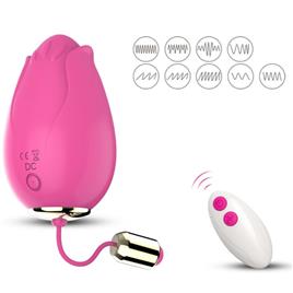 ARMONY - VIBRADOR DE OVO MANDALA G-SPOT CONTROLE REMOTO FÚCSIA